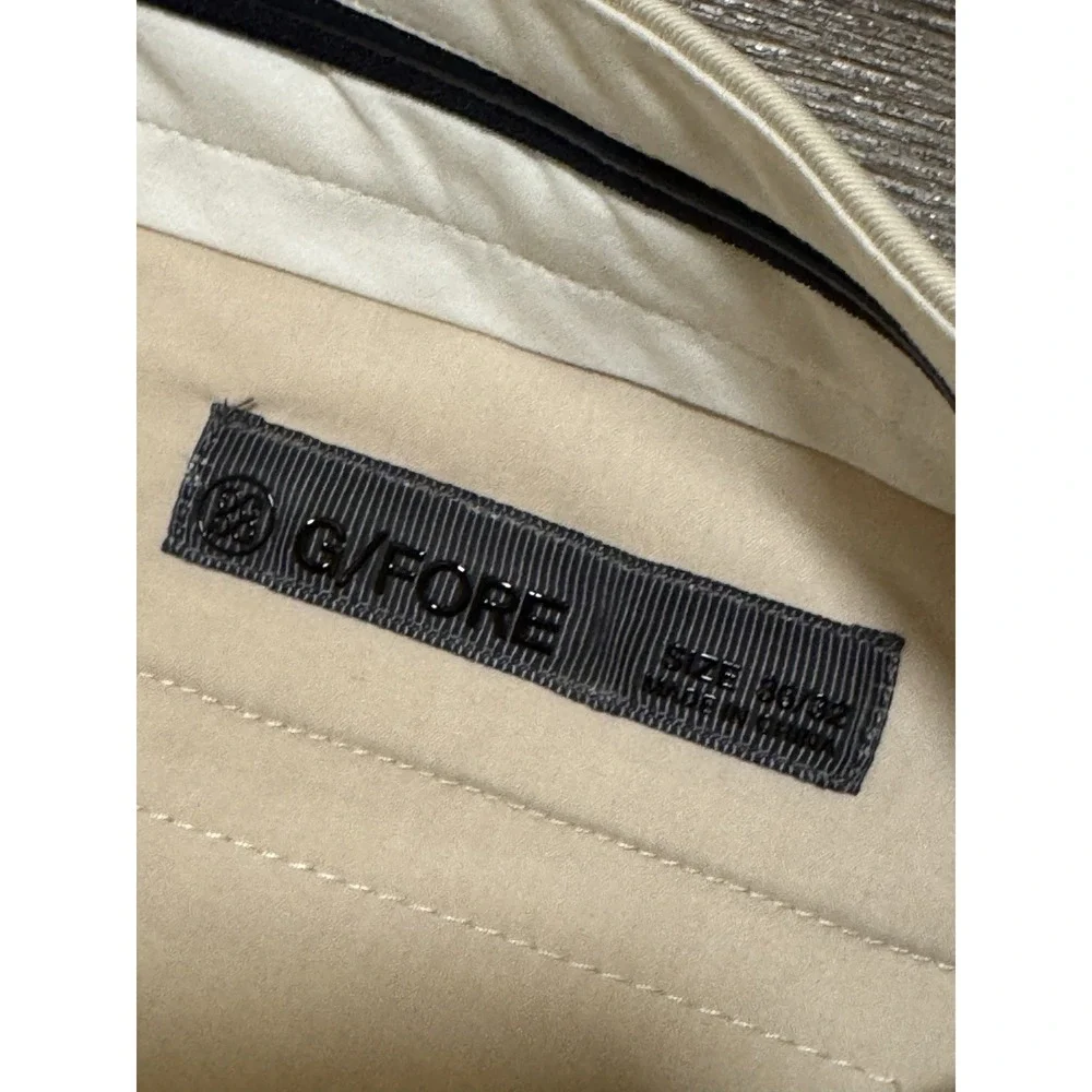 G/FORE G4 Straight Leg Cream Stone Golf Pants Men's Size 36x32 Khaki NEW NWT - Picture 6 of 9